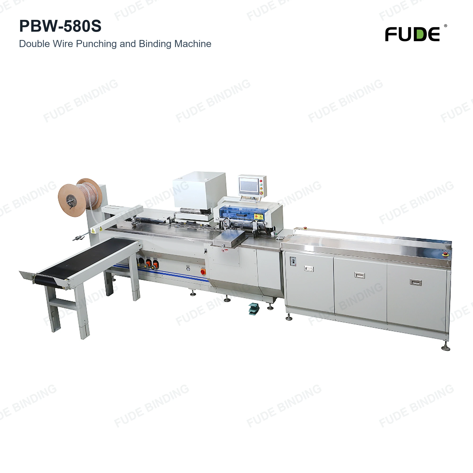 آلة تثقيب وتجليد الأسلاك المزدوجة PBW-580/580S
